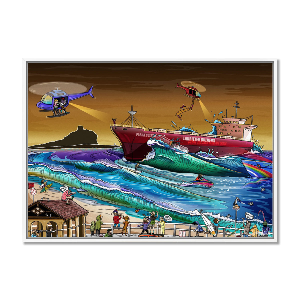 Climate Chaos - Nobbys Beach