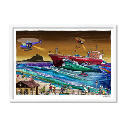 Climate Chaos - Nobbys Beach