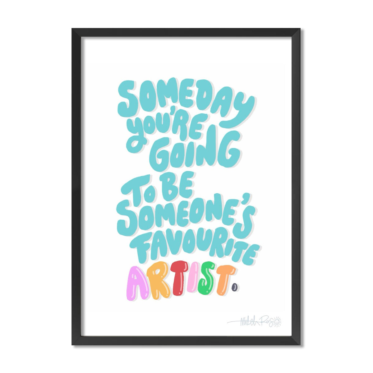 Favourite Artist Poster