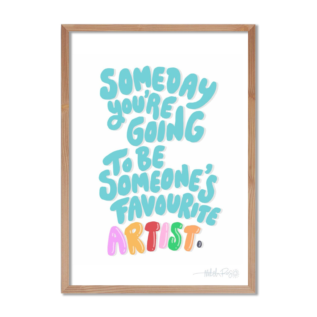 Favourite Artist Poster