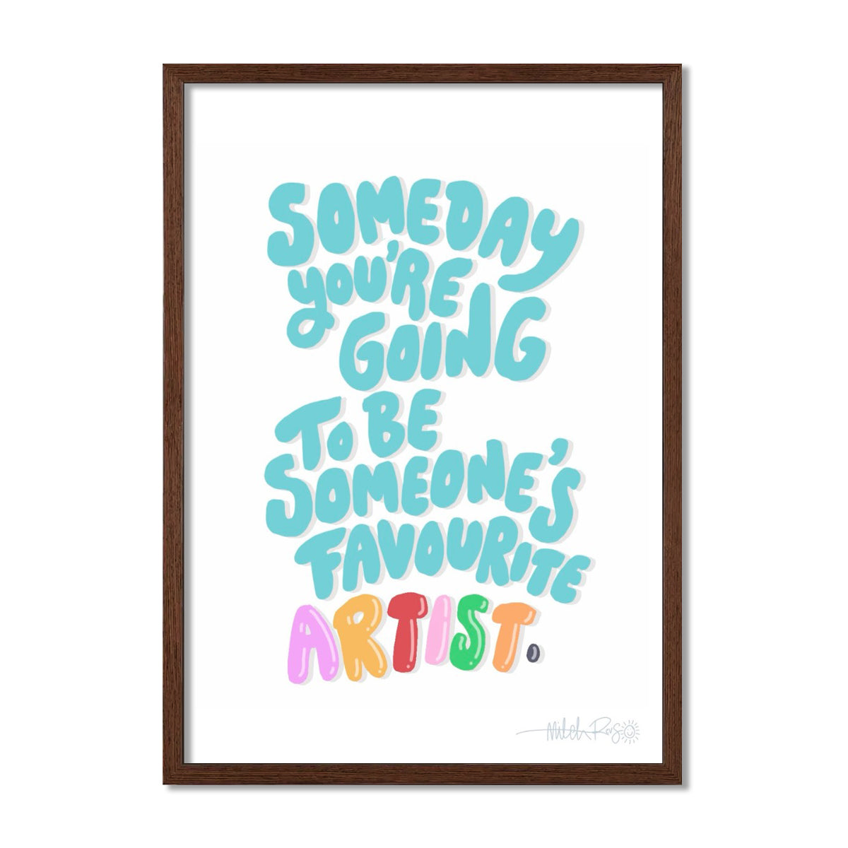 Favourite Artist Poster