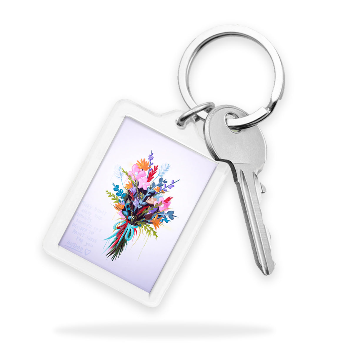 Flower Power Keyring