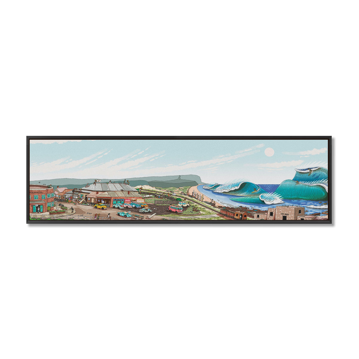 Founders Sketch - Merewether Surfboard Club (Colour)
