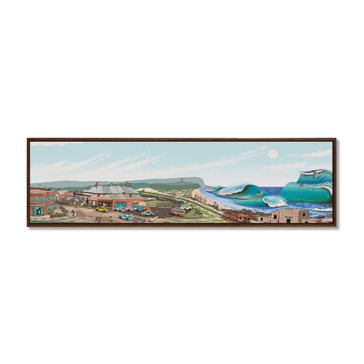 Founders Sketch - Merewether Surfboard Club (Colour)