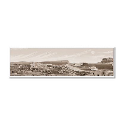 Founders Sketch - Merewether Surfboard Club (Sepia)