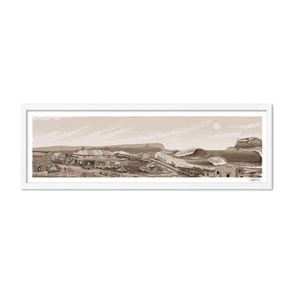 Founders Sketch - Merewether Surfboard Club (Sepia)