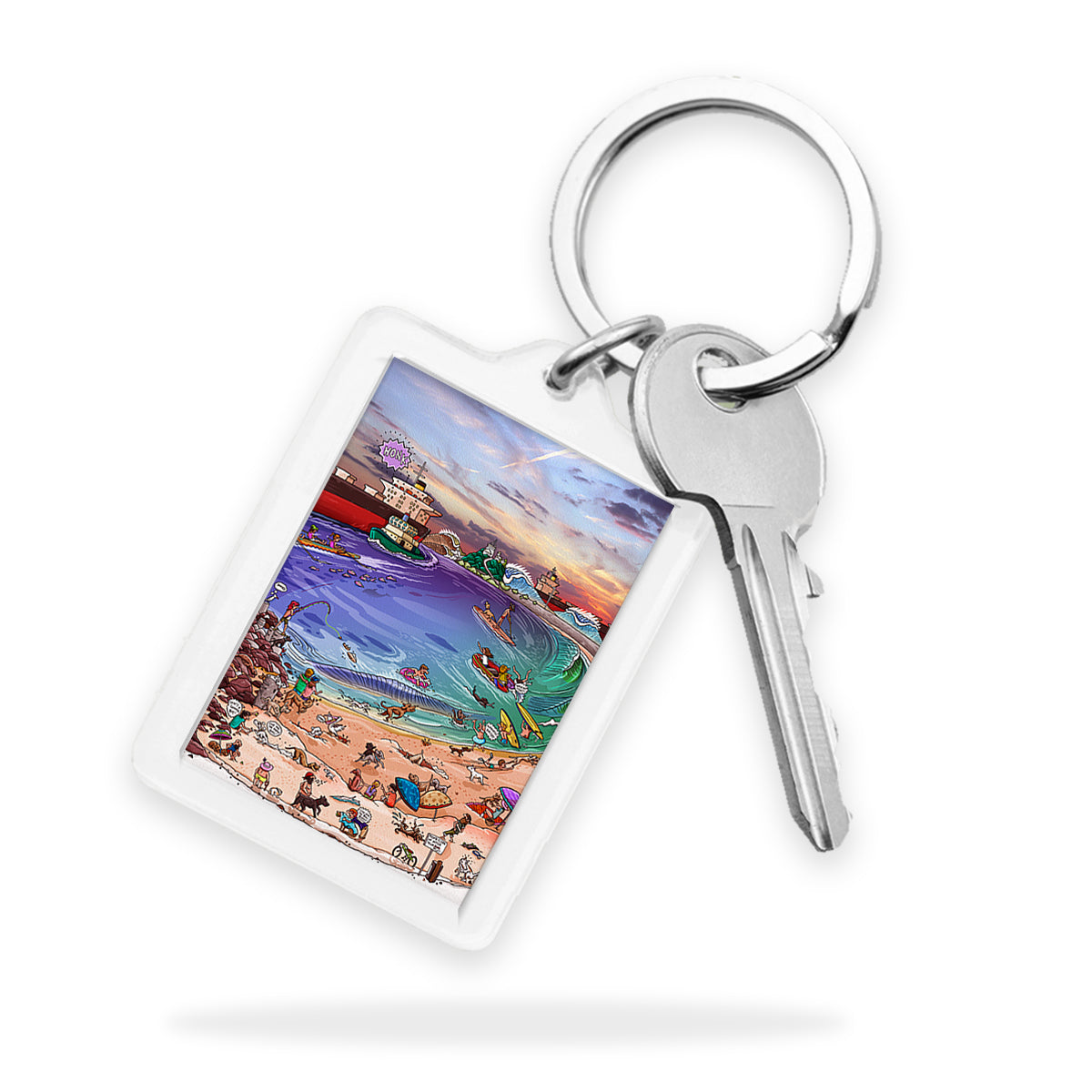 Horseshoe Beach Keyring