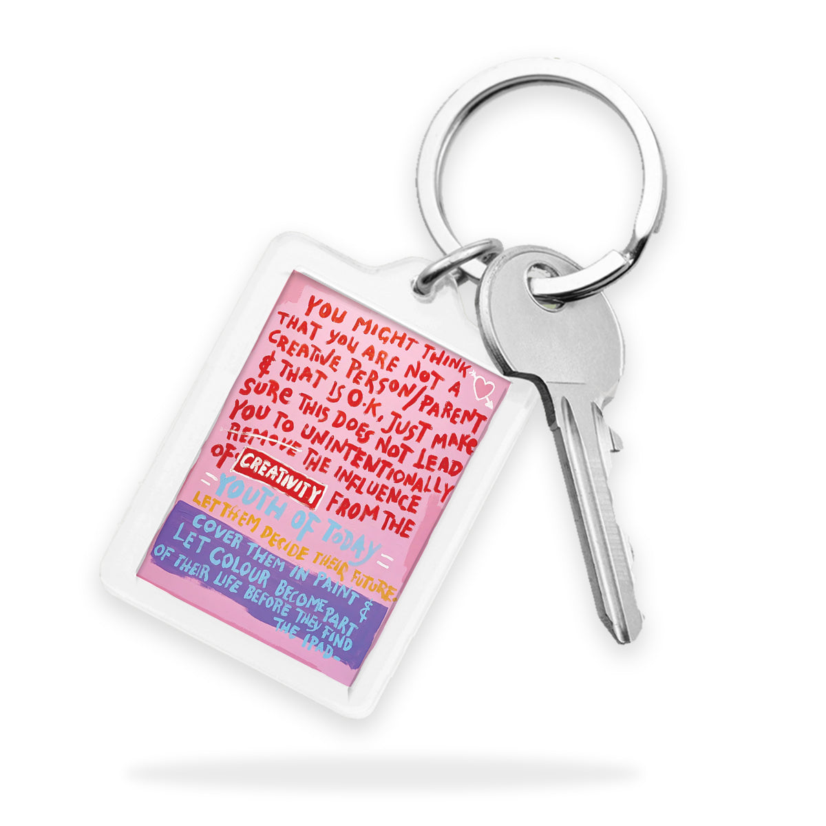 Key To Creativity Keyring