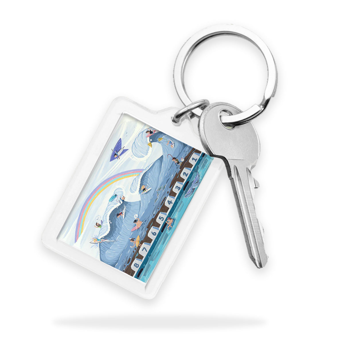 Merewether Baths Keyring