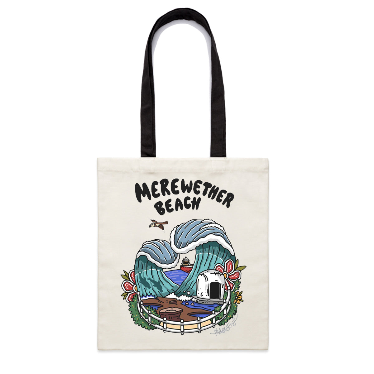 Merewether Beach Tote Bag