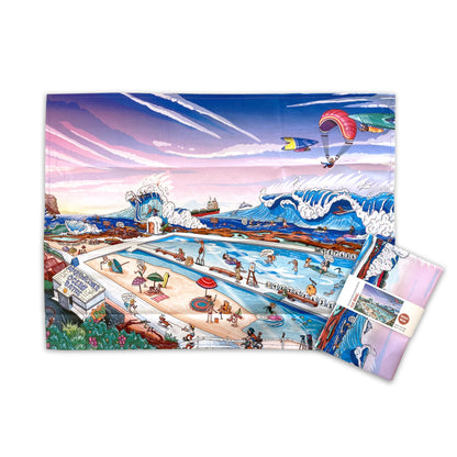 Tea Towel - Merewether Ocean Baths