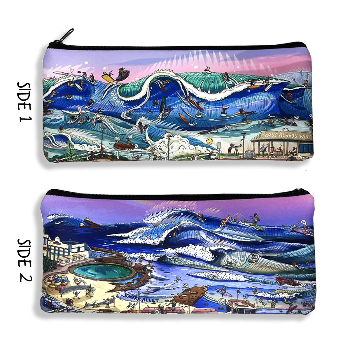 Pencil Case - Newcastle Beach / Bathers Way