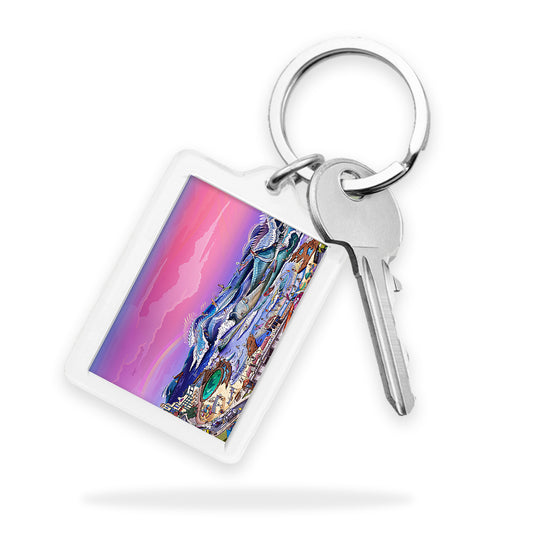 Newcastle Beach Keyring