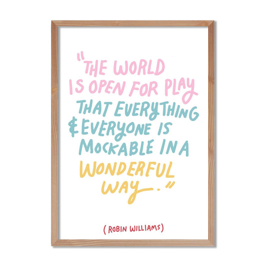 The World Is Open For Play Poster