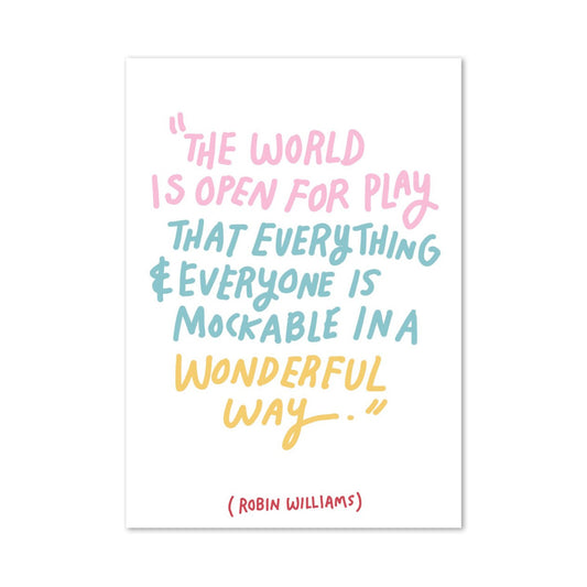 The World Is Open For Play Poster