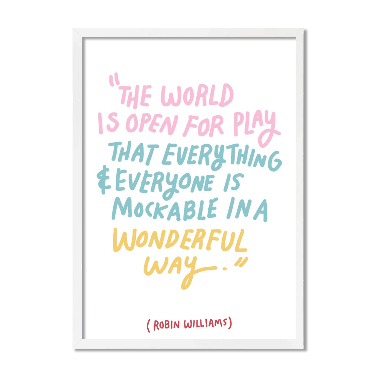 The World Is Open For Play Poster
