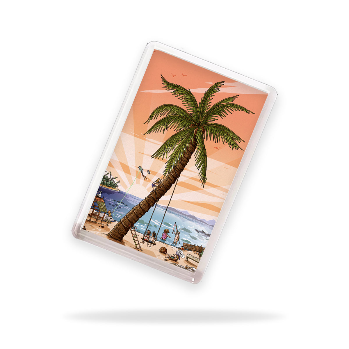 Palm Tree Paradise Magnet