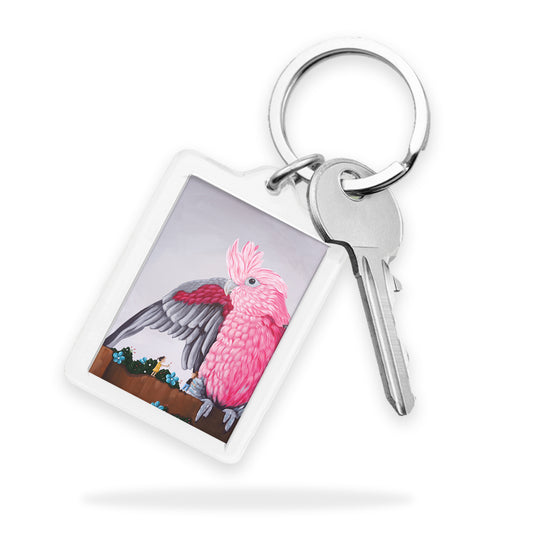 Pretty In Pink Keyring