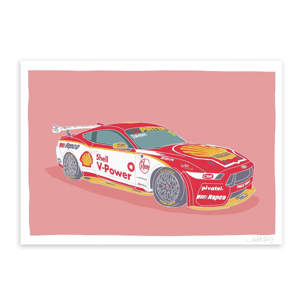 DJR Shell V-Power Gen3 Mustang