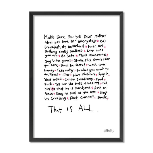 That Is All - Words To Live By