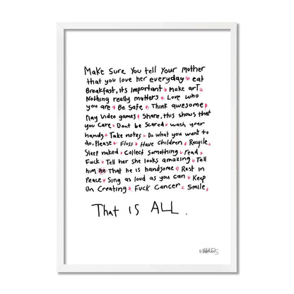 That Is All - Words To Live By