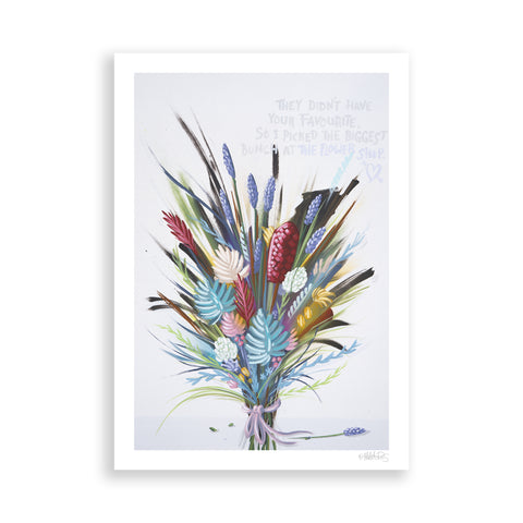 The Biggest Bunch paper print