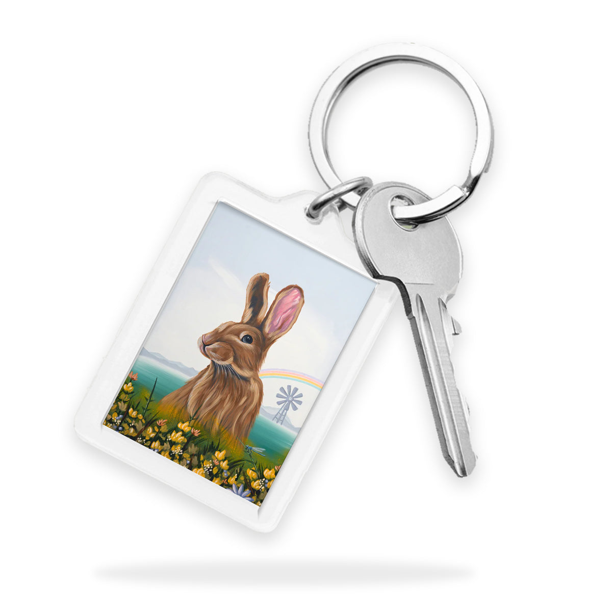 The Majestic Rabbit Keyring