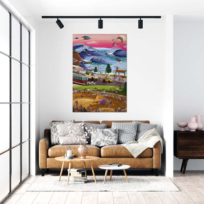 Bar Beach - Gold Bowl Wall Decal