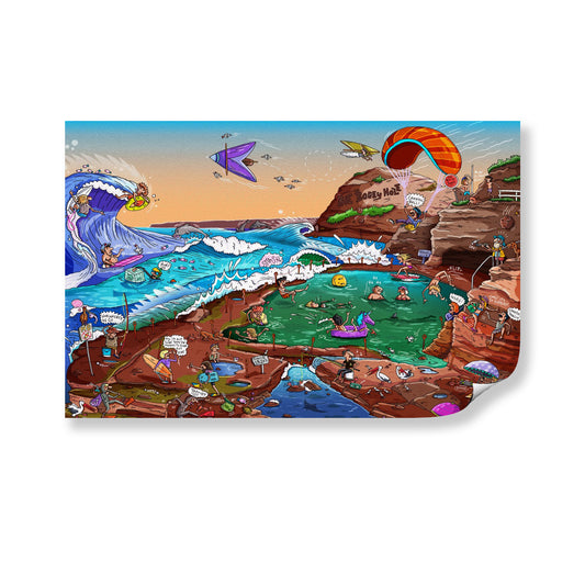 Bogey Hole Wall Decal
