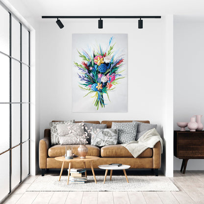 Flowers for 2 Wall Decal