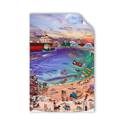Horseshoe Beach Wall Decal