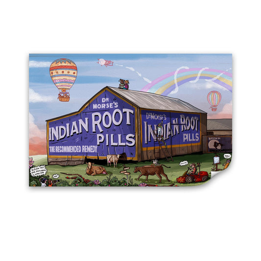 Indian Root Pills Wall Decal