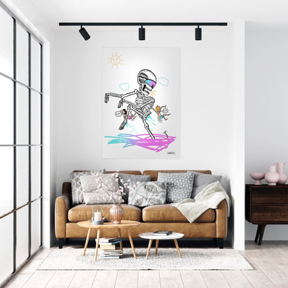 Mr Retro Bones Wall Decal