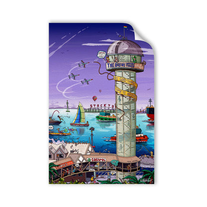 Queens Wharf Tower Wall Decal