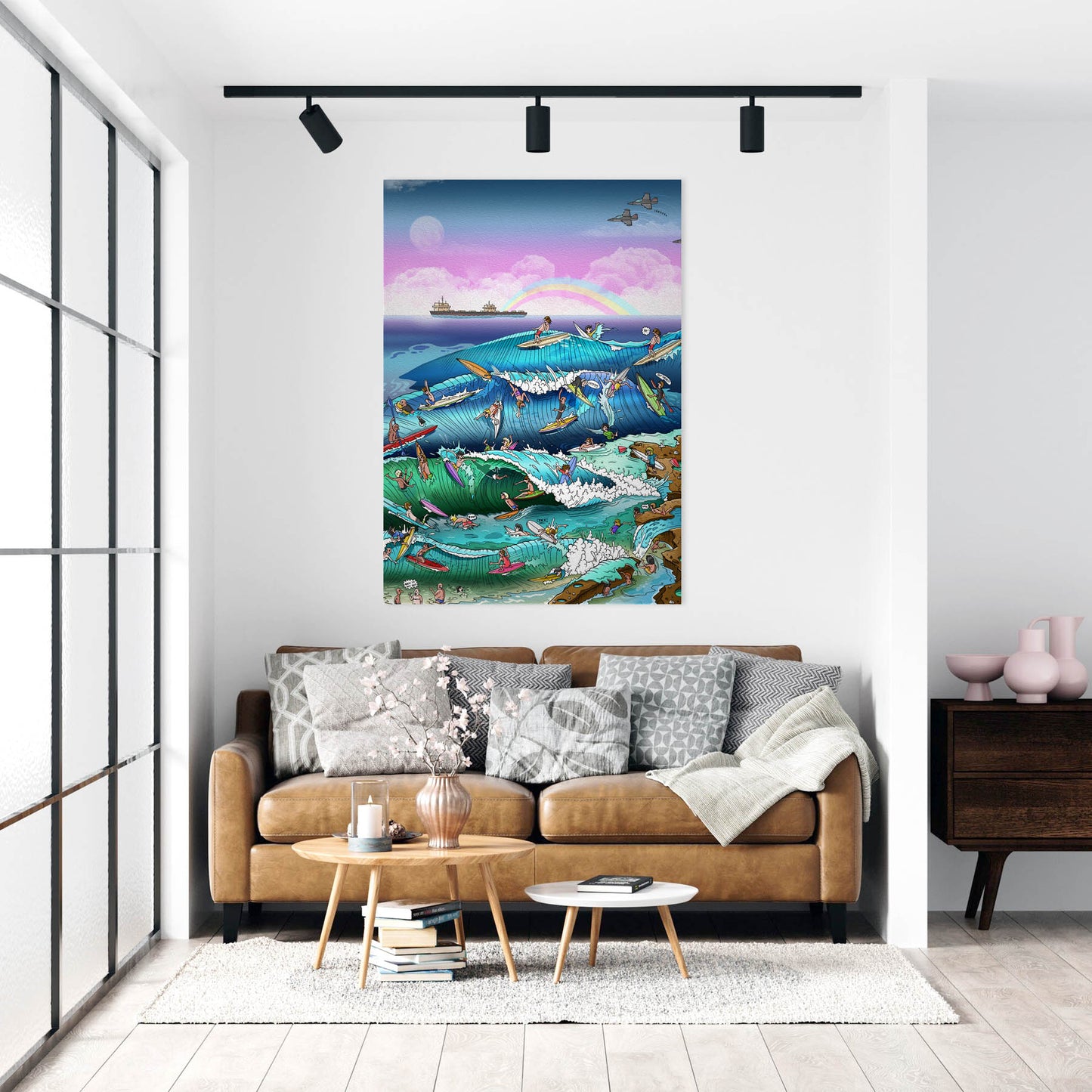 Off The Rocks Wall Decal