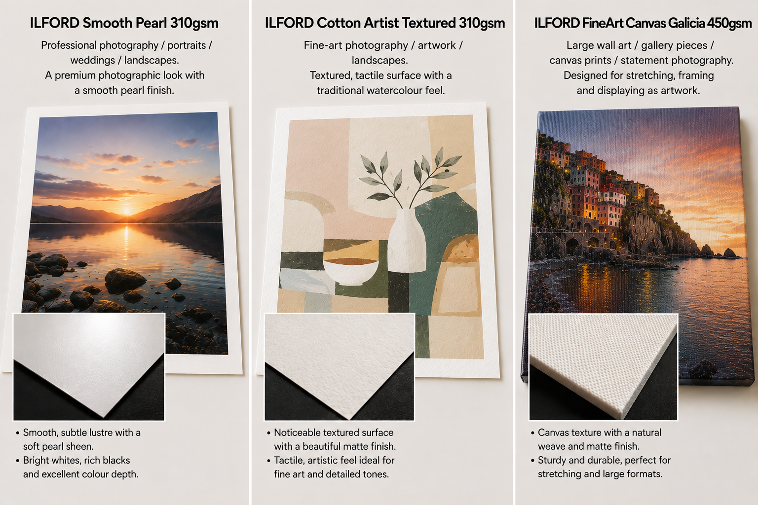 MRG paper stock comparison